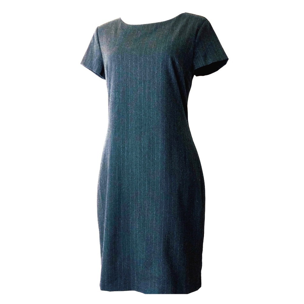 Banana Republic Pinstripe Sheath Dress S-Pristine!